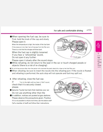 toyota isis 2012-2013 owners manual in english